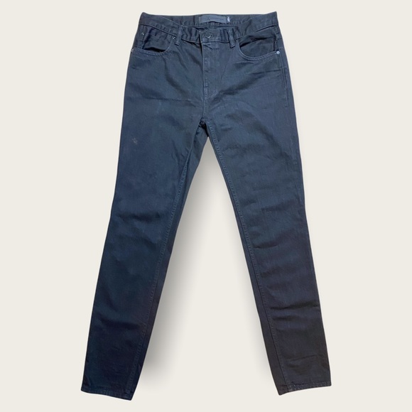 Denim x Alexander Wang 002 Relaxed Jean in Black Sz 27 EUC Straight Leg Jean - Picture 7 of 11